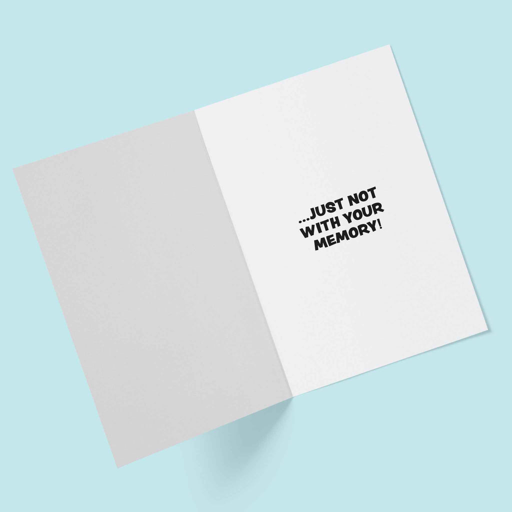 You've Still Got Great Aim  - A5 Birthday Card