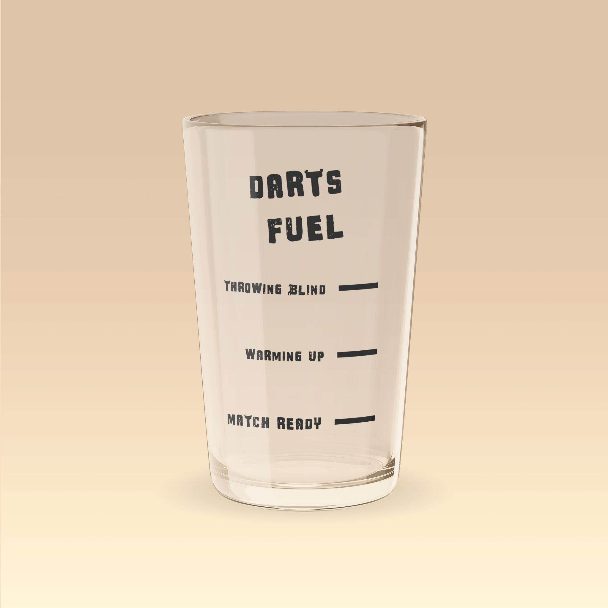 Fuel Your Darts 16oz Pint Glass - Throwline Darts